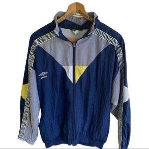 Vintage Umbro Windbreaker Track Jacket Blokette